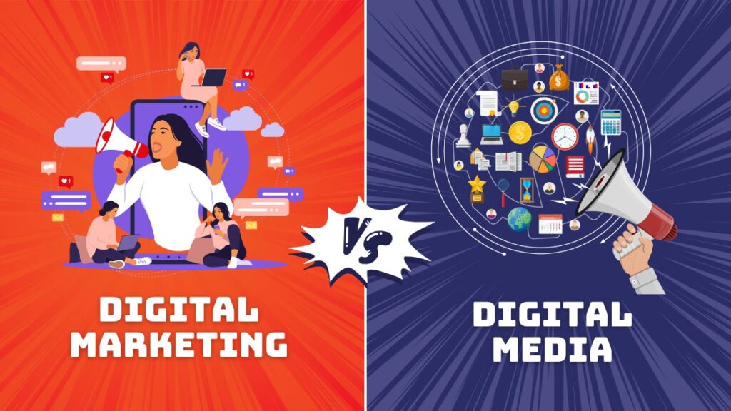 Digital Marketing vs Digital Media